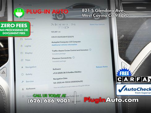Used 2017 Tesla Model S 75D AWD/4WD image 33