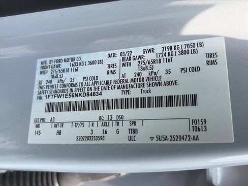 Used 2022 Ford F150 Lariat AWD/4WD image 35