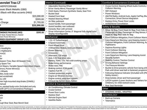 New 2026 Chevrolet Trax LT w/ LT Convenience Package image 5