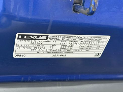 Used 2022 Lexus ES 350 F Sport image 47