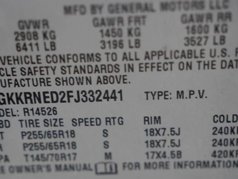 Used 2015 GMC Acadia SLE FWD image 16