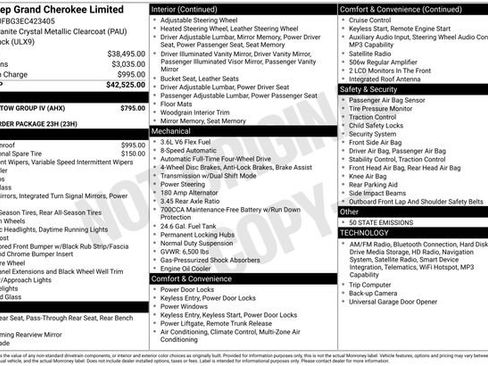 Used 2014 Jeep Grand Cherokee Limited w/ Trailer Tow Group IV AWD/4WD image 6