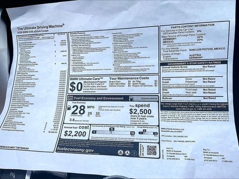 New 2026 BMW 230i xDrive Coupe w/ M Sport Package AWD/4WD image 19