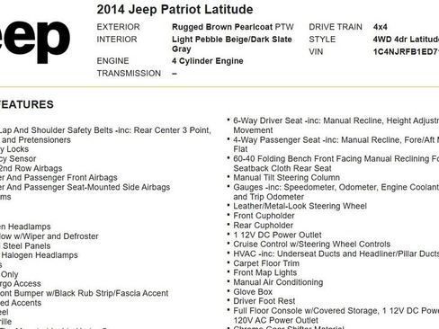 Used 2014 Jeep Patriot Latitude image 16