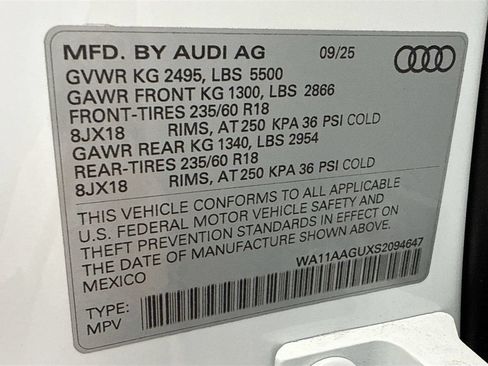 Certified 2025 Audi Q5 Premium w/ Convenience Package AWD/4WD image 34