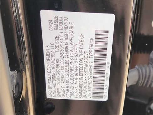 Certified 2025 Honda Ridgeline RTL image 21