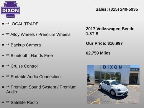 Used 2017 Volkswagen Beetle 1.8T S FWD image 4