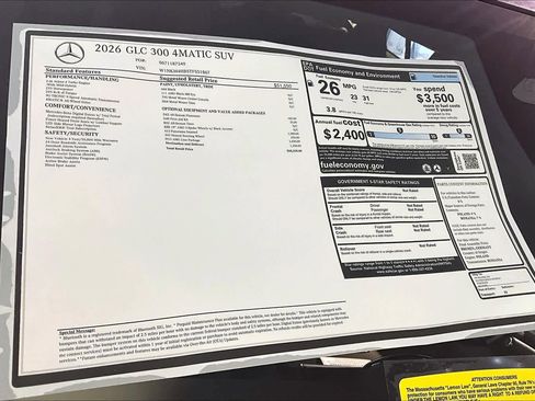 New 2026 Mercedes-Benz GLC 300 4MATIC image 18