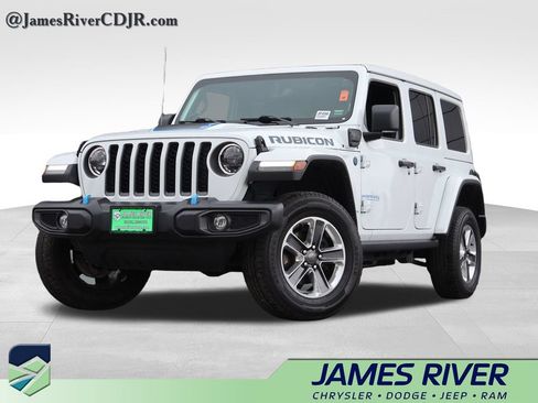 Used 2023 Jeep Wrangler Unlimited Rubicon 4xe w/ Cold Weather Group AWD/4WD image 1