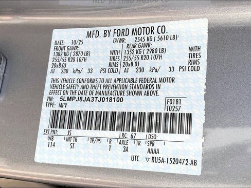 New 2026 Lincoln Nautilus Premier w/ Jet Appearance Package image 21