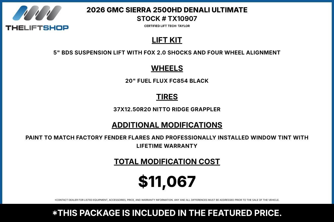 Used 2026 GMC Sierra 2500 Denali Ultimate AWD/4WD image 2