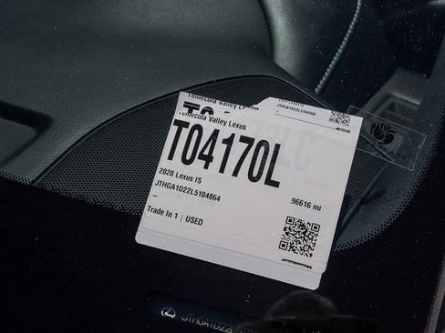 Used 2020 Lexus IS 300 F Sport w/ Blackline Edition RWD image 34