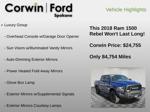 Used 2018 RAM 1500 Rebel w/ Luxury Group image 6