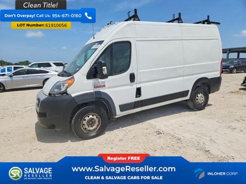 Used 2019 RAM ProMaster 2500 FWD image 1