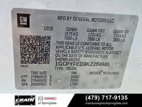 Used 2019 Chevrolet Silverado 1500 LT Trail Boss AWD/4WD image 33