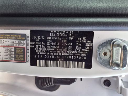 Used 2022 Kia Sorento S w/ Panoramic Sunroof Package FWD image 14
