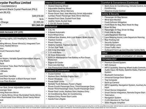 Used 2025 Chrysler Pacifica Limited FWD image 2