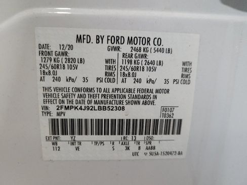 Used 2020 Ford Edge SEL w/ Cold Weather Package AWD/4WD image 33