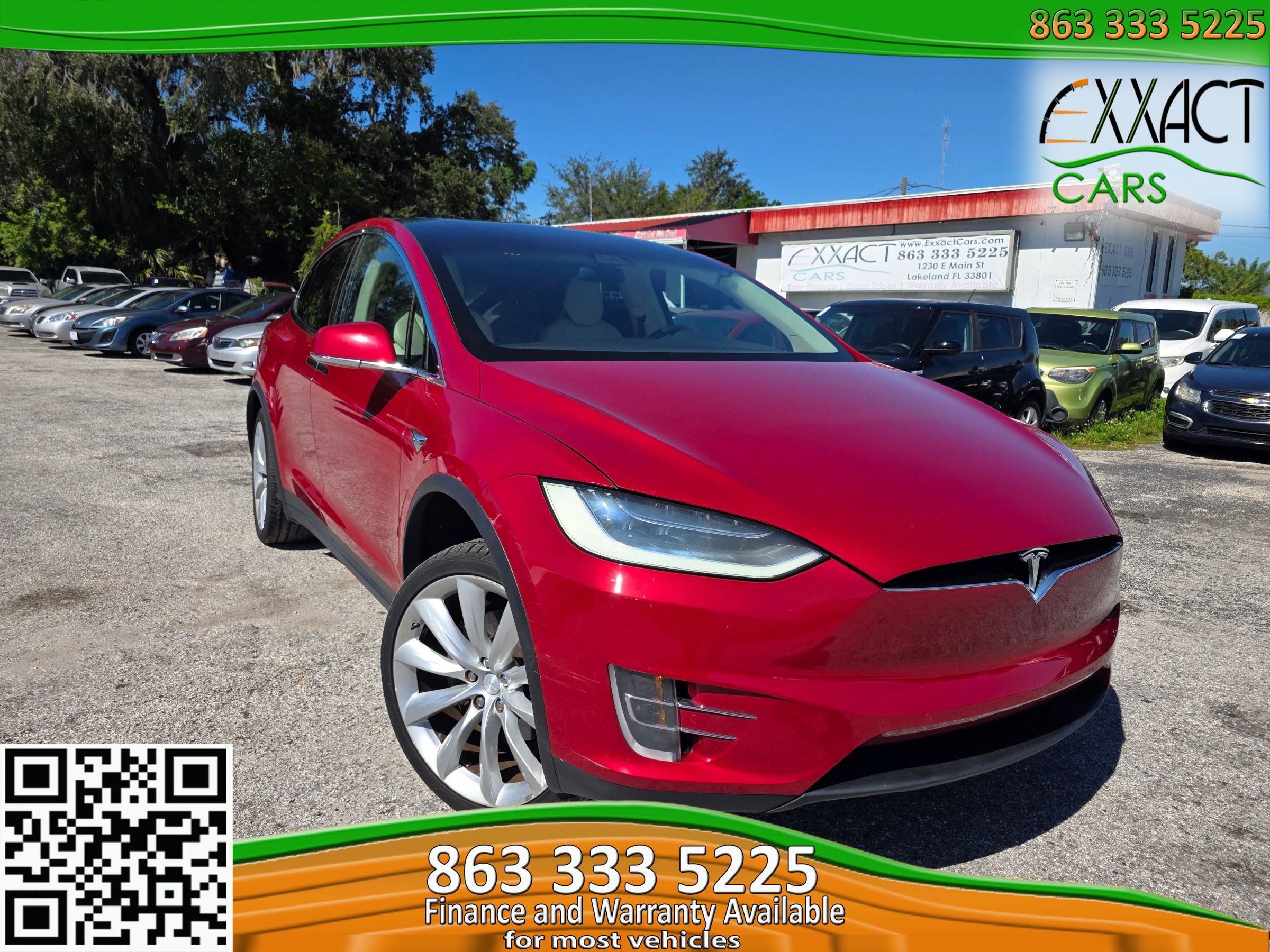 Used 2017 Tesla Model X 100D AWD/4WD image 1