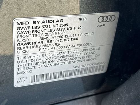 Used 2019 Audi SQ5 Premium Plus w/ Premium Plus Package AWD/4WD image 34