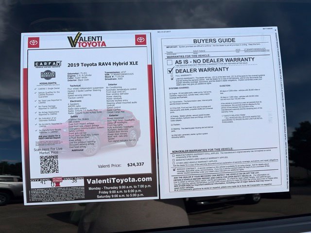 Used 2019 Toyota RAV4 XLE w/ Convenience Package AWD/4WD image 39