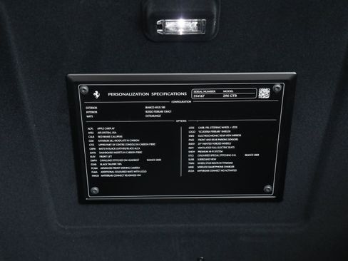 Certified 2025 Ferrari 296 GTB RWD image 32