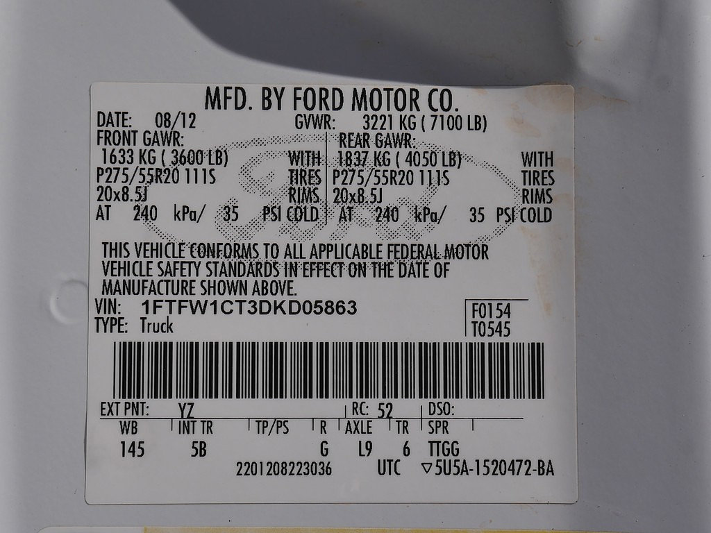 Used 2013 Ford F150 FX2 w/ Luxury Equipment Group RWD image 65