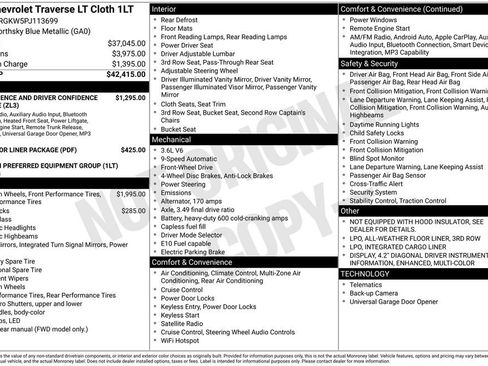 Used 2023 Chevrolet Traverse LT FWD image 34