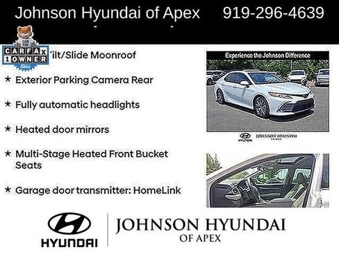 Used 2022 Toyota Camry XLE w/ Navigation Upgrade Package FWD image 35