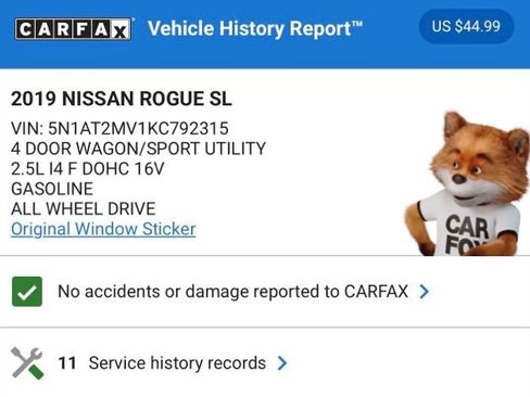 Used 2019 Nissan Rogue SL image 3