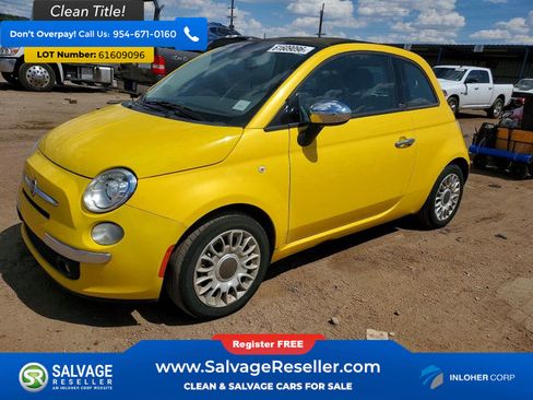 Used 2015 FIAT 500 Lounge FWD image 1