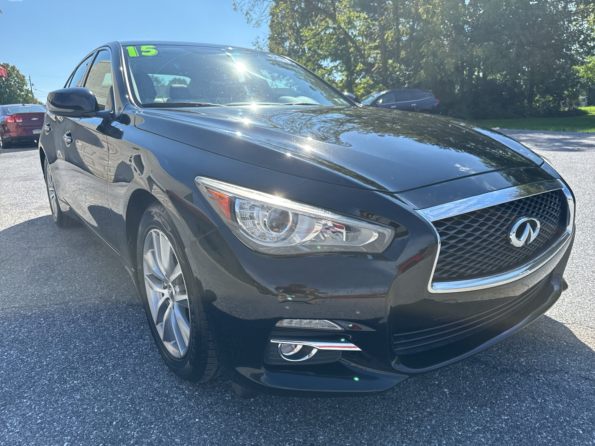 Used 2015 INFINITI Q50 AWD w/ Moonroof Package image 7