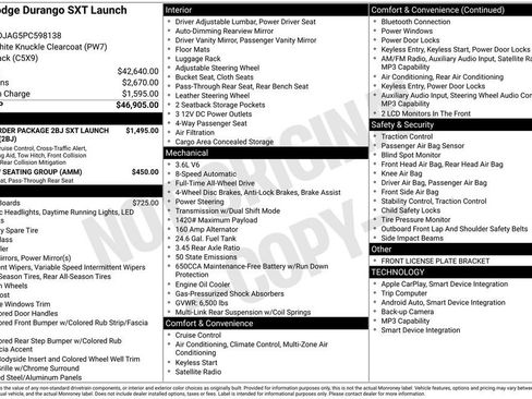 Used 2023 Dodge Durango SXT Launch Edition AWD/4WD image 12