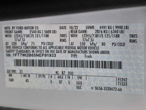 Used 2022 Ford F250 XL w/ Power Equipment Group AWD/4WD image 41