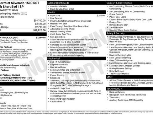 Used 2026 Chevrolet Silverado 1500 RST w/ RST Select Package AWD/4WD image 6