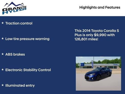 Used 2014 Toyota Corolla S image 4