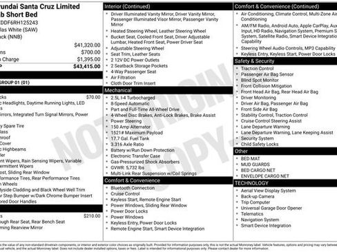 Used 2024 Hyundai Santa Cruz Limited image 10