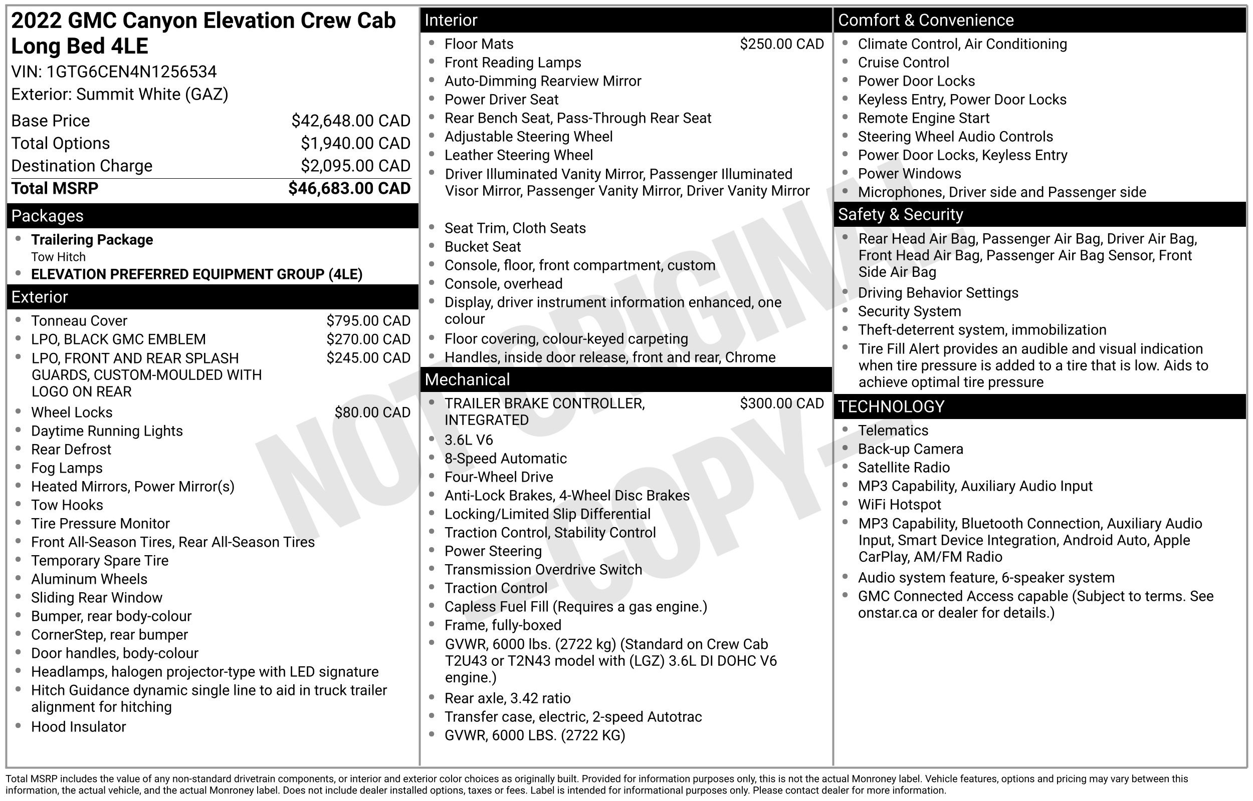 Used 2022 GMC Canyon Elevation AWD/4WD image 2