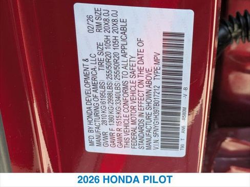 New 2026 Honda Pilot Sport image 26