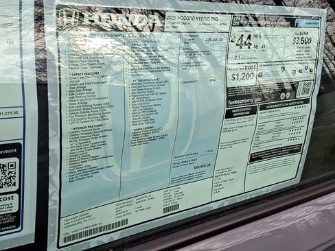 New 2025 Honda Accord Touring image 23