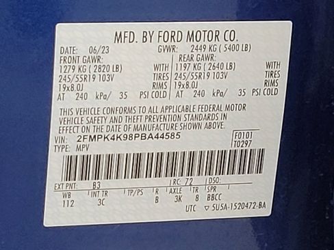 Used 2023 Ford Edge Titanium w/ Cargo Accessory Package AWD/4WD image 33