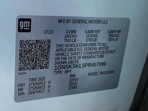 Certified 2023 Chevrolet Tahoe Premier w/ Advanced Technology Package image 31