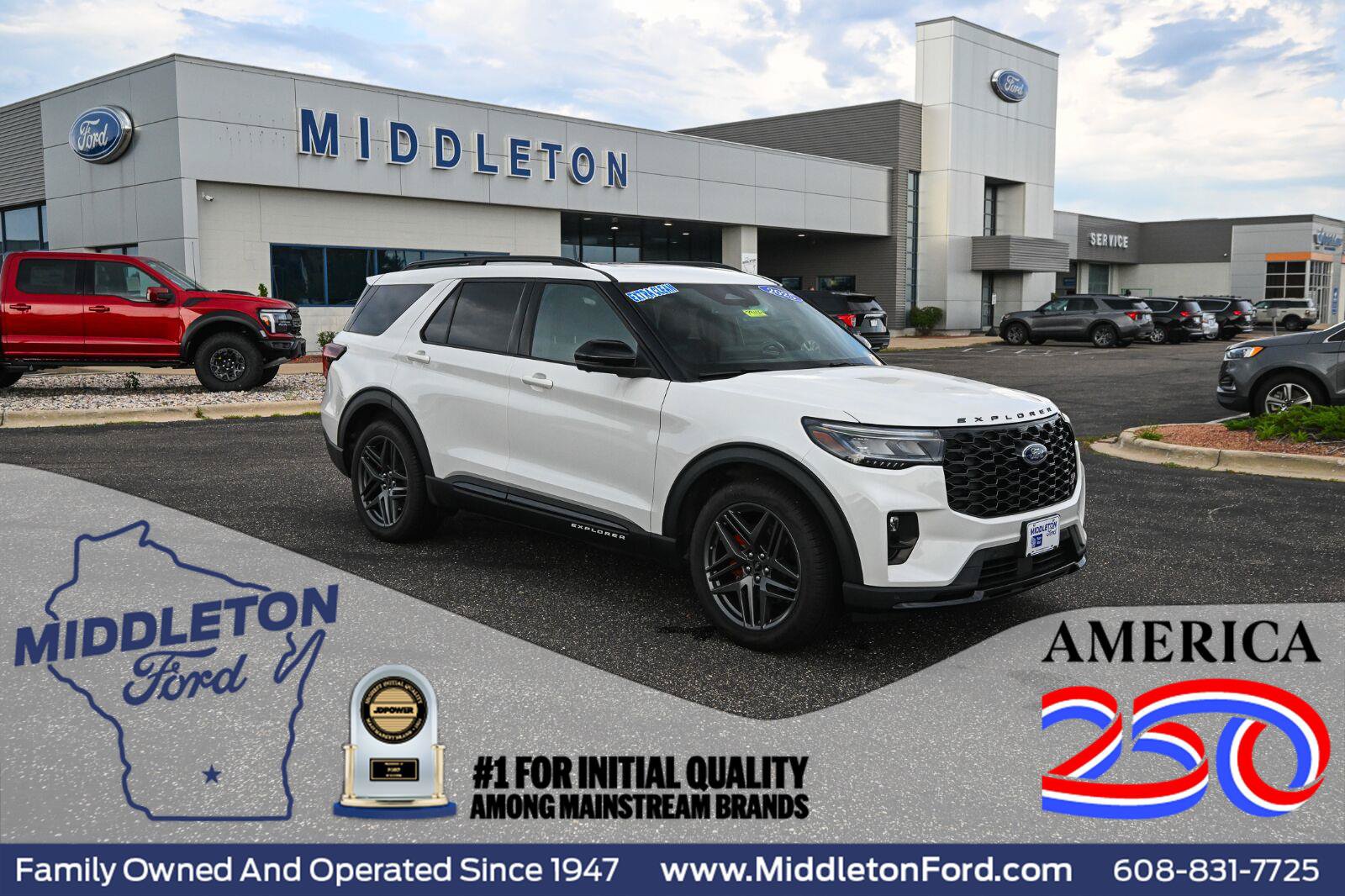 Certified 2025 Ford Explorer ST AWD/4WD image 1