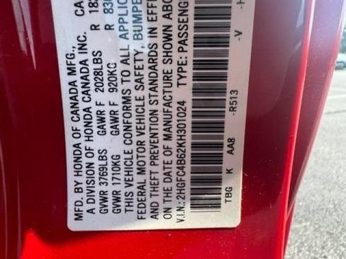 Used 2019 Honda Civic LX image 14