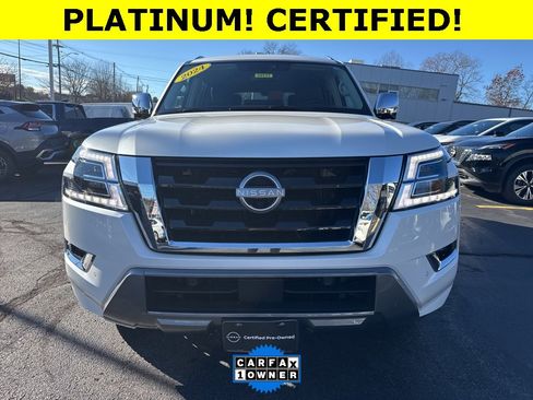 Certified 2024 Nissan Armada Platinum w/ Captain's Chairs Package image 2