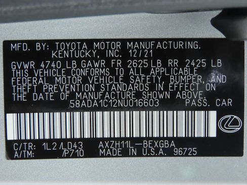 Used 2022 Lexus ES 300h w/ Premium Package image 35