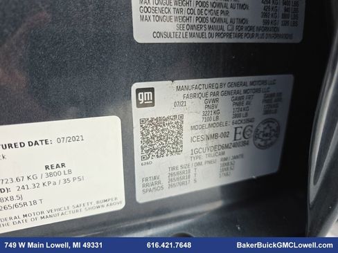 Used 2021 Chevrolet Silverado 1500 LT w/ Bed Protection Package image 34