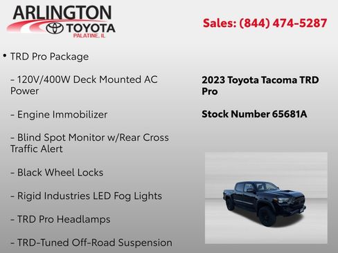 Used 2023 Toyota Tacoma TRD Pro AWD/4WD image 4