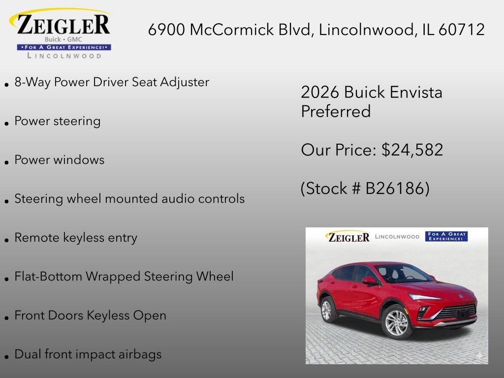 New 2026 Buick Envista Preferred w/ Convenience I Package FWD image 18