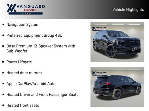 New 2026 GMC Acadia Elevation w/ Black Edition FWD image 11
